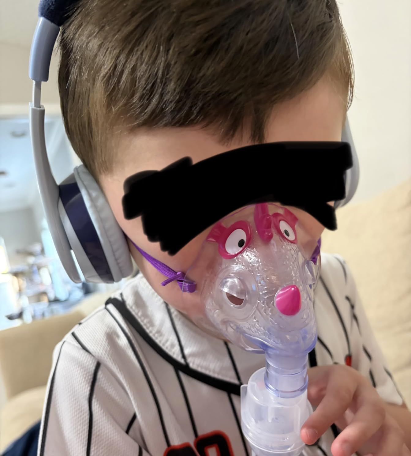 Pediatric Dragon Mask by Cardinal - Child-Friendly Nebulizer Mask customer photo 1