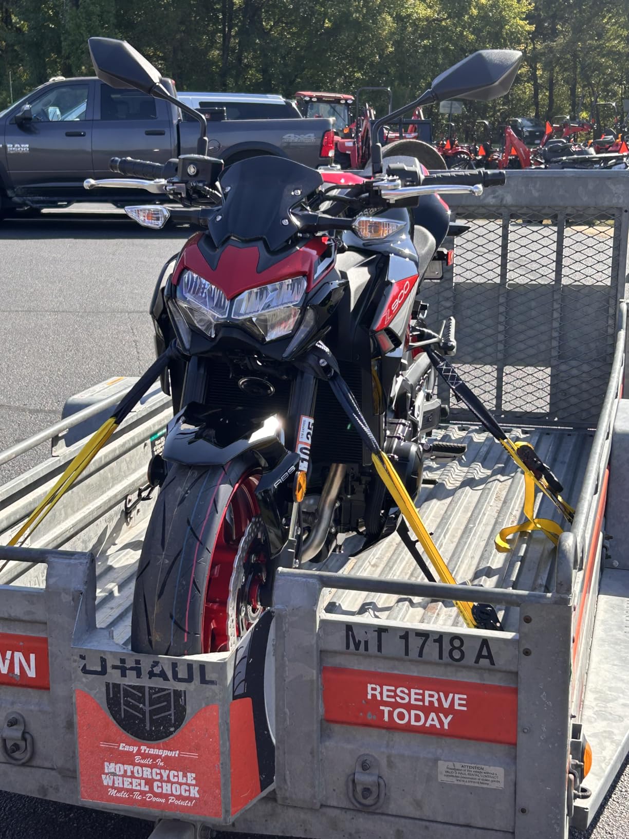 Rhino USA Ratchet Straps Tie Downs (4-Pack) - 1 Inch x 15 Feet (1,823lb Break Strength) - Ultimate Tie Down Straps with Safety S Hooks - for Trucks, Cargo, Moving, Appliances - Black customer photo 1