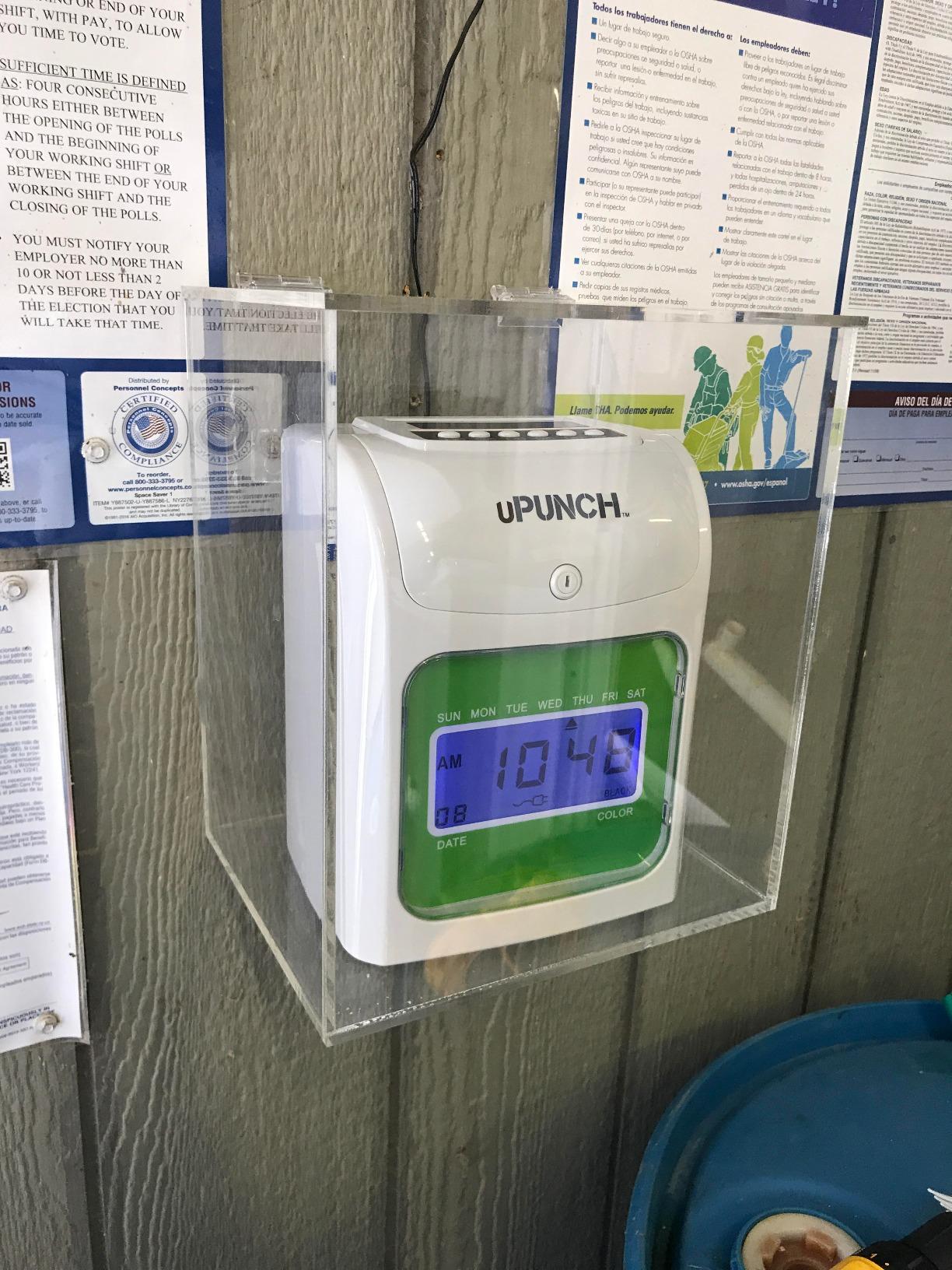 uPunch HN3540 Complete Small Business Start-Up Kit: AutoAlign Time Clock System with 400 Time Cards, 4 Ribbons, and 2 Racks customer photo 2