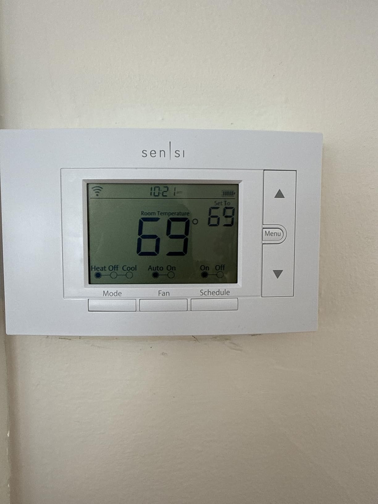 Sensi Smart Thermostat, 100 Years Of Expertise, Wi-Fi, Data Privacy, Programmable, Easy DIY Install, Works With Alexa, Energy Star Certified, Mobile App, ST55 customer photo 2