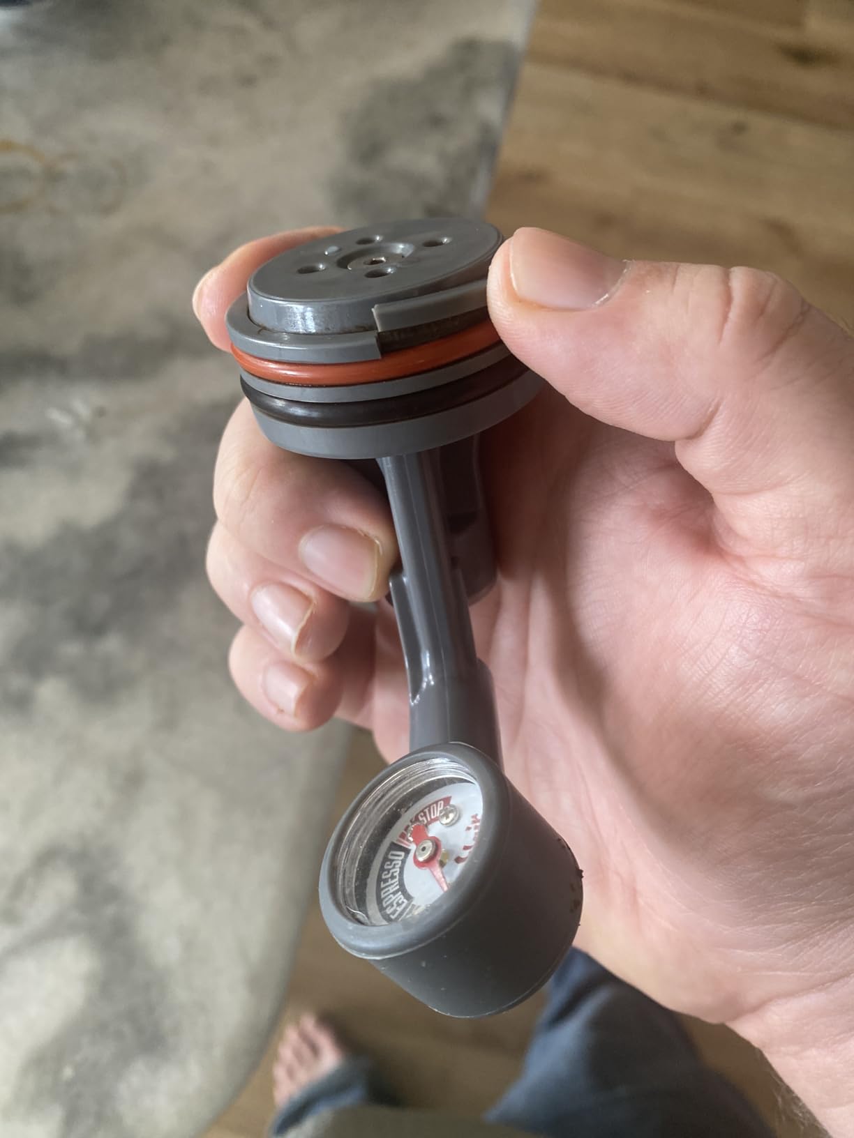 Flair UPDATED Espresso Maker - Classic: All manual lever espresso maker for the home - Pressure gauge and two portafilters included customer photo 1