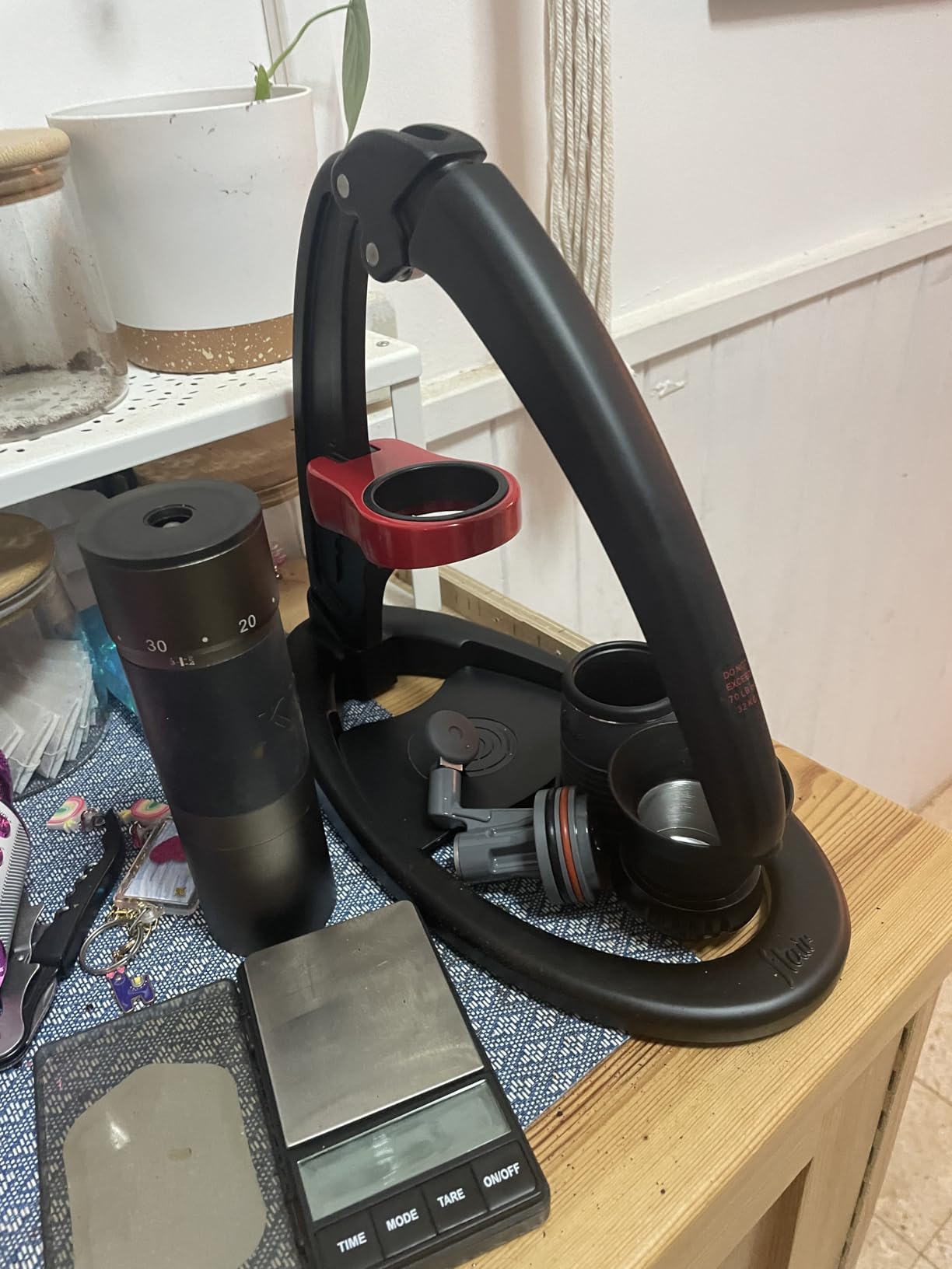 Flair UPDATED Espresso Maker - Classic: All manual lever espresso maker for the home - Pressure gauge and two portafilters included customer photo 2