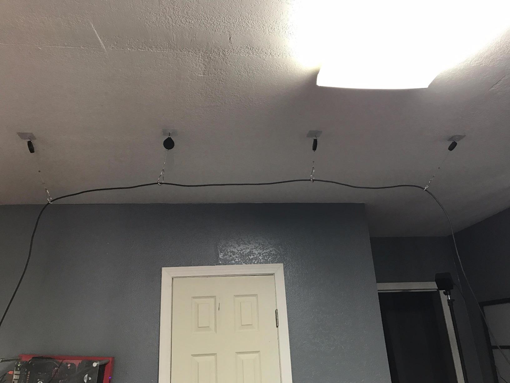 Orzero VR Cable Management Compatible for Quest 3S/Quest 3/Quest 2/Quest/Rift S/Valve Index/HTC Vive/Sony PlayStation or Other Wired PCVR Games Retractable with Lanyards and Adhesive Hooks (6 Sets) customer photo 1