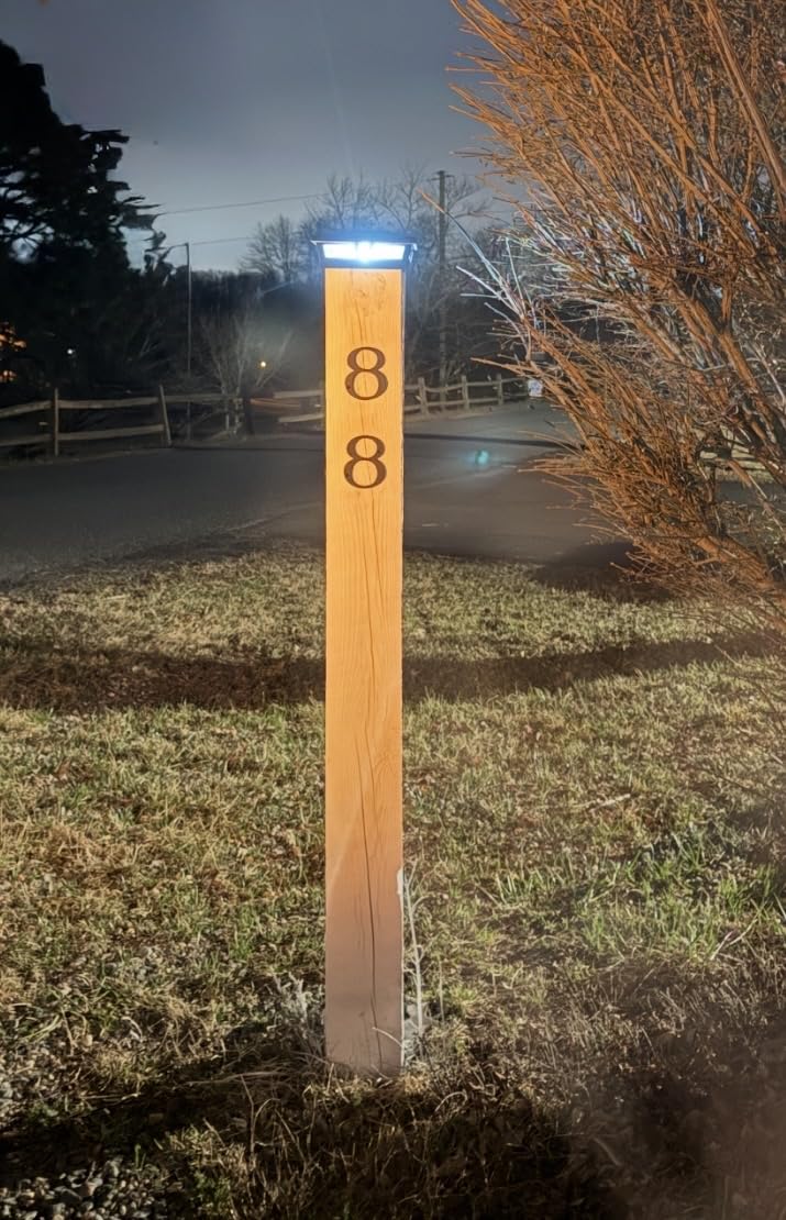 Classy Caps Cambridge Solar Post Cap, SLC771B, 6x6, Black Aluminum - High Performance, Energy Efficient, Weather-Resistant, Durable Design, Fits 5x5, 5.5x5.5 & 6x6 Posts (Adaptor Included) customer photo 2