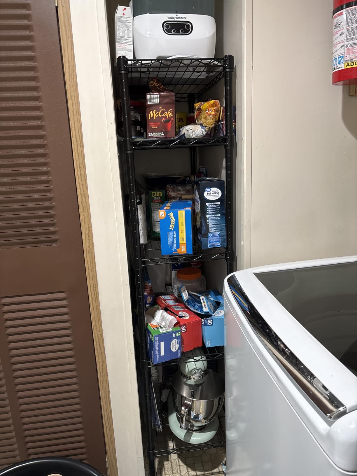 Amazon Basics 5-Shelf Heavy Duty Garage Shelving Storage Rack with 4