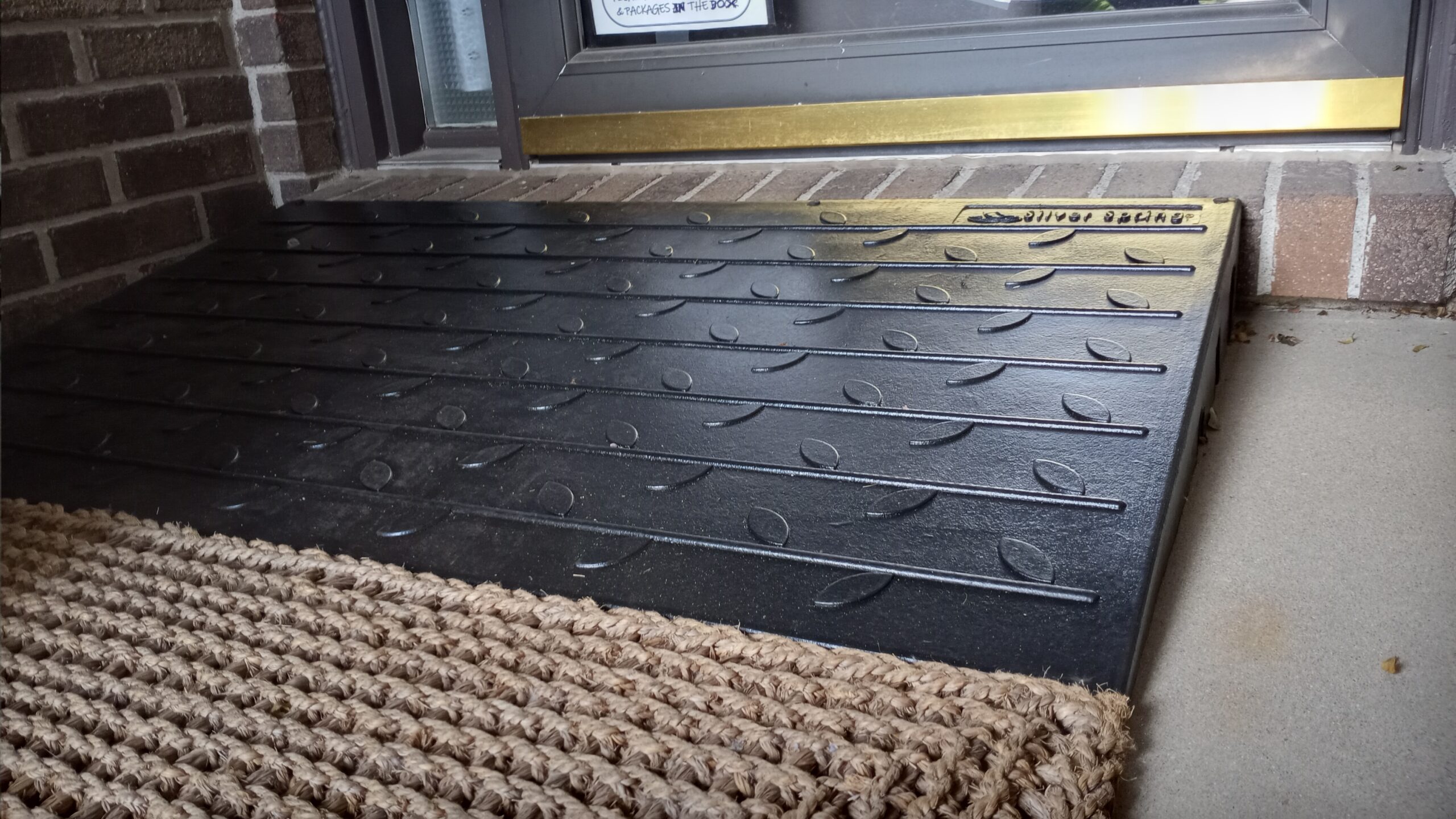 Silver Spring Threshold Ramp, Solid Rubber 4