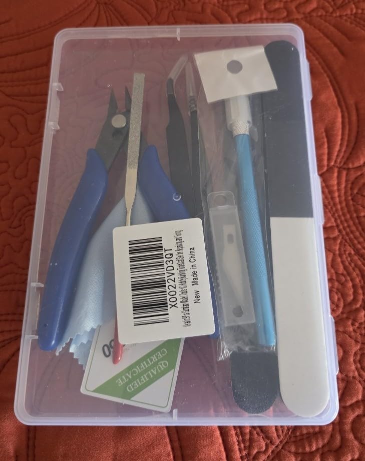 9Pcs Gundam Model Tools Kit Hobby Building, Repairing and Fixing Set for Kids customer photo 1