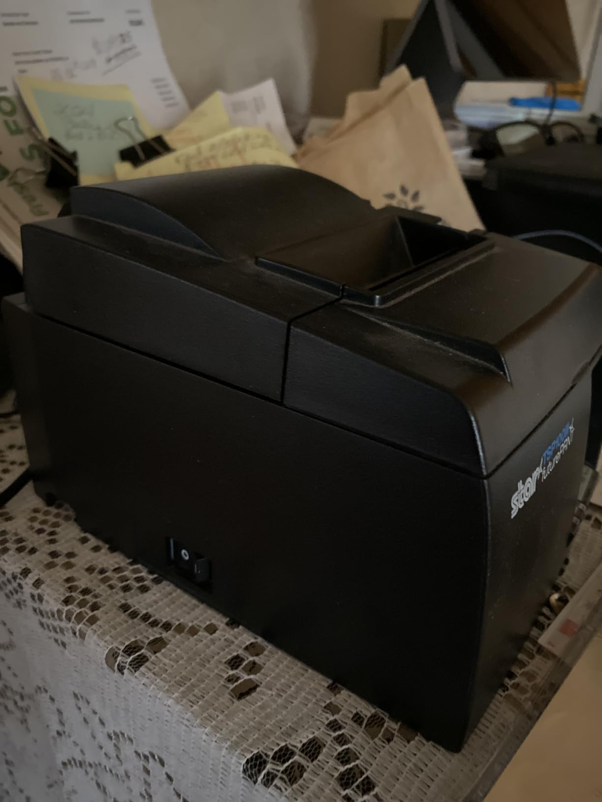 Star Micronics TSP143IIIU USB Thermal Receipt Printer with Device and Mfi USB Ports, Auto-cutter, and Internal Power Supply - Gray customer photo 1