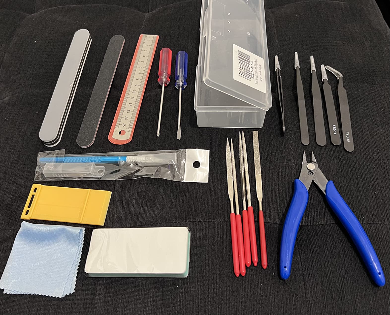 21Pcs Modeler Basic Tools Craft Set Hobby Building Tools Kit for Gundam Car Model Building customer photo 1