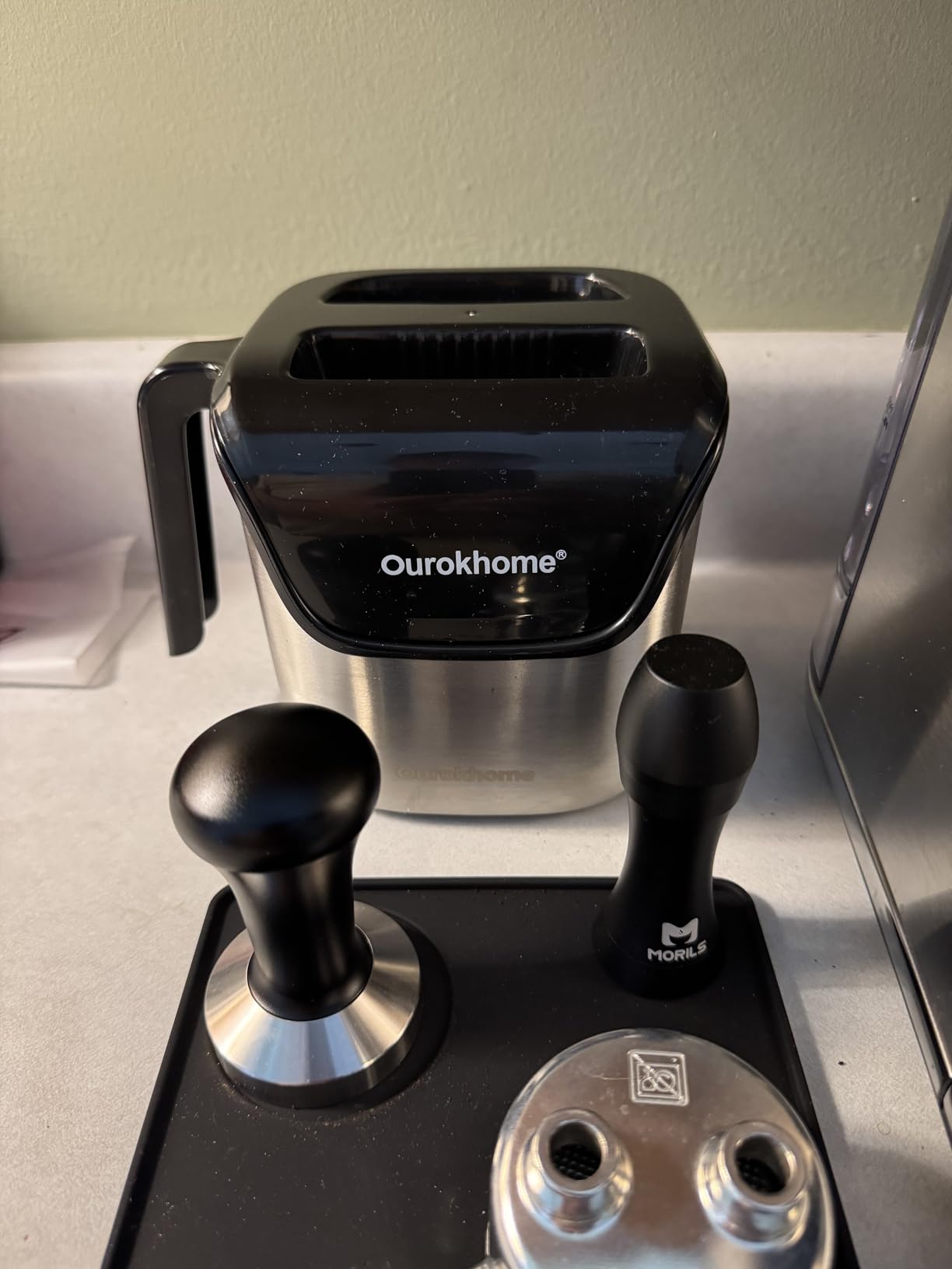 LuxHaus 53mm Espresso Tamper - Premium Barista Coffee Tamper with 100% Flat Stainless Steel Base customer photo 2