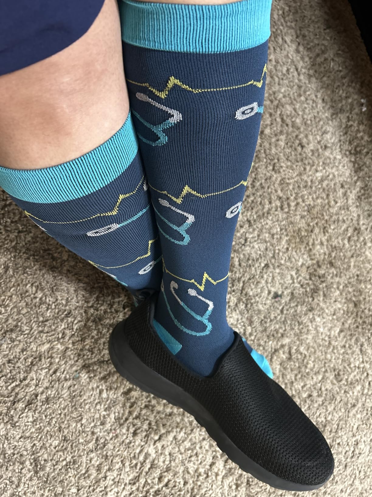 Copper Compression Socks 15-20 mmHg for Men & Women 8 Pairs - Circulation Support for Nurses, Travel, Running, Hiking, Soccer customer photo 2