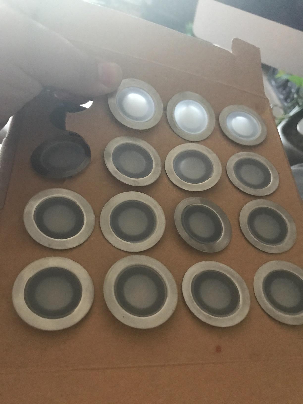 Tomshine Recessed LED Deck Light Kits, 16 Pack φ32mm Step Lights Outdoor Waterproof, 12V Low Voltage Landscape Lights for Garden, Patio, Yard, Stair, Corner Decoration customer photo 1