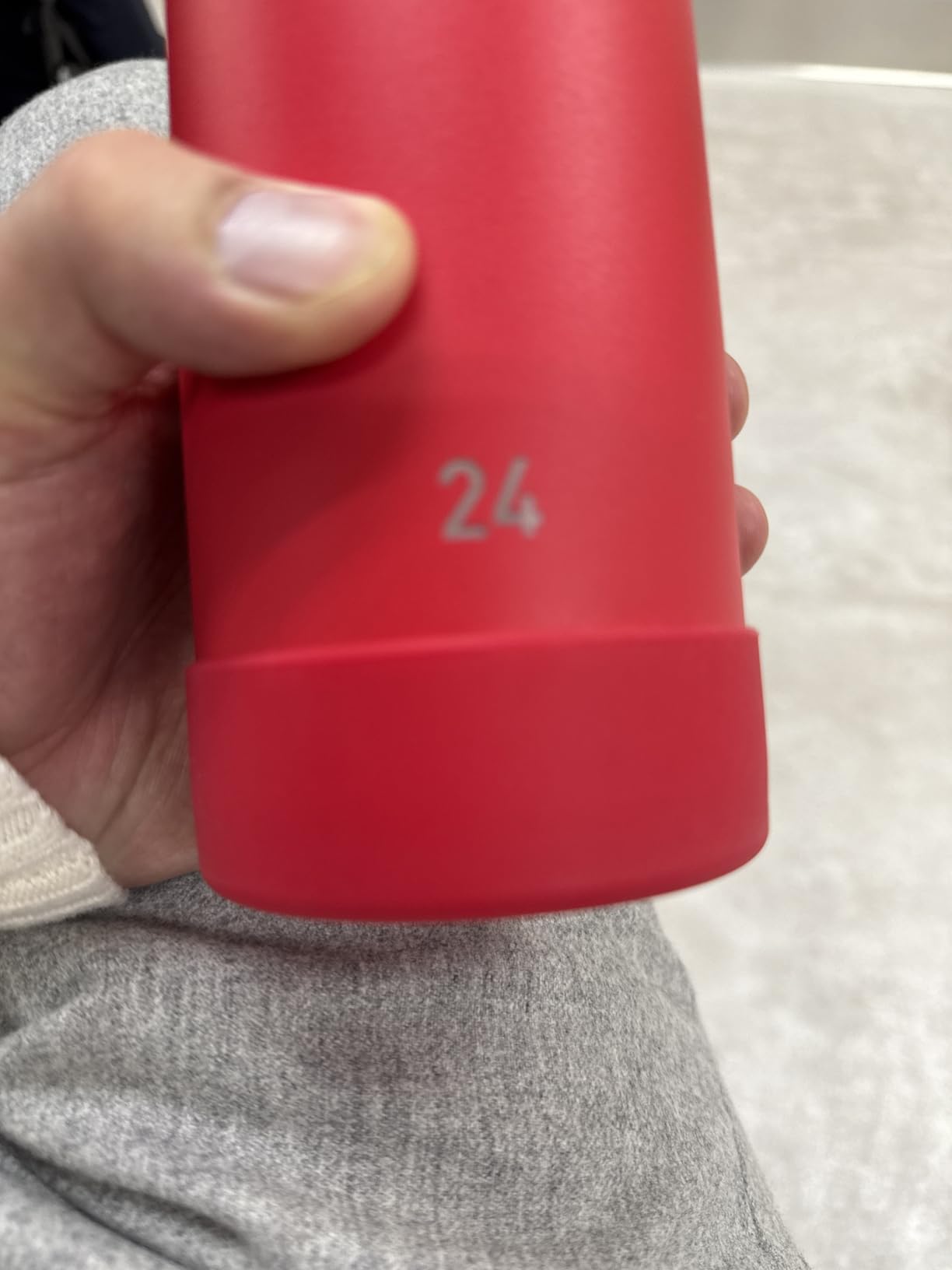 Takeya Actives Insulated Stainless Steel Water Bottle with Spout Lid, 32 Ounce, Midnight customer photo 2