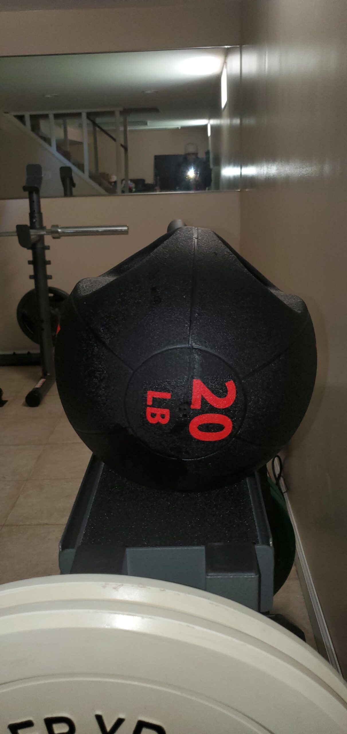 ZELUS Medicine Ball with Dual Grip| 10/20 lbs Exercise Ball |Weight Ball with Handles| Textured Grip Exercise Ball |Strength Training| Core Workouts customer photo 2
