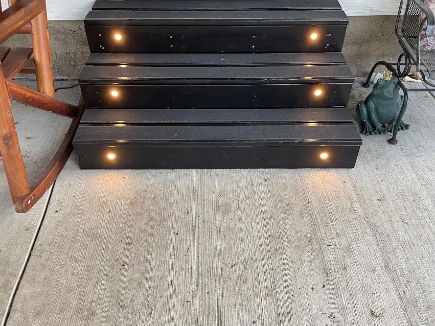 LED Deck Lights Kit 12V Low Voltage Waterproof IP67 Warm White Recessed Deck Lighting In Ground Light for Step Stair Garden Patio Wood Floor Outdoor Landscape Accent Lights Fixtures (Pack of 10) customer photo 1