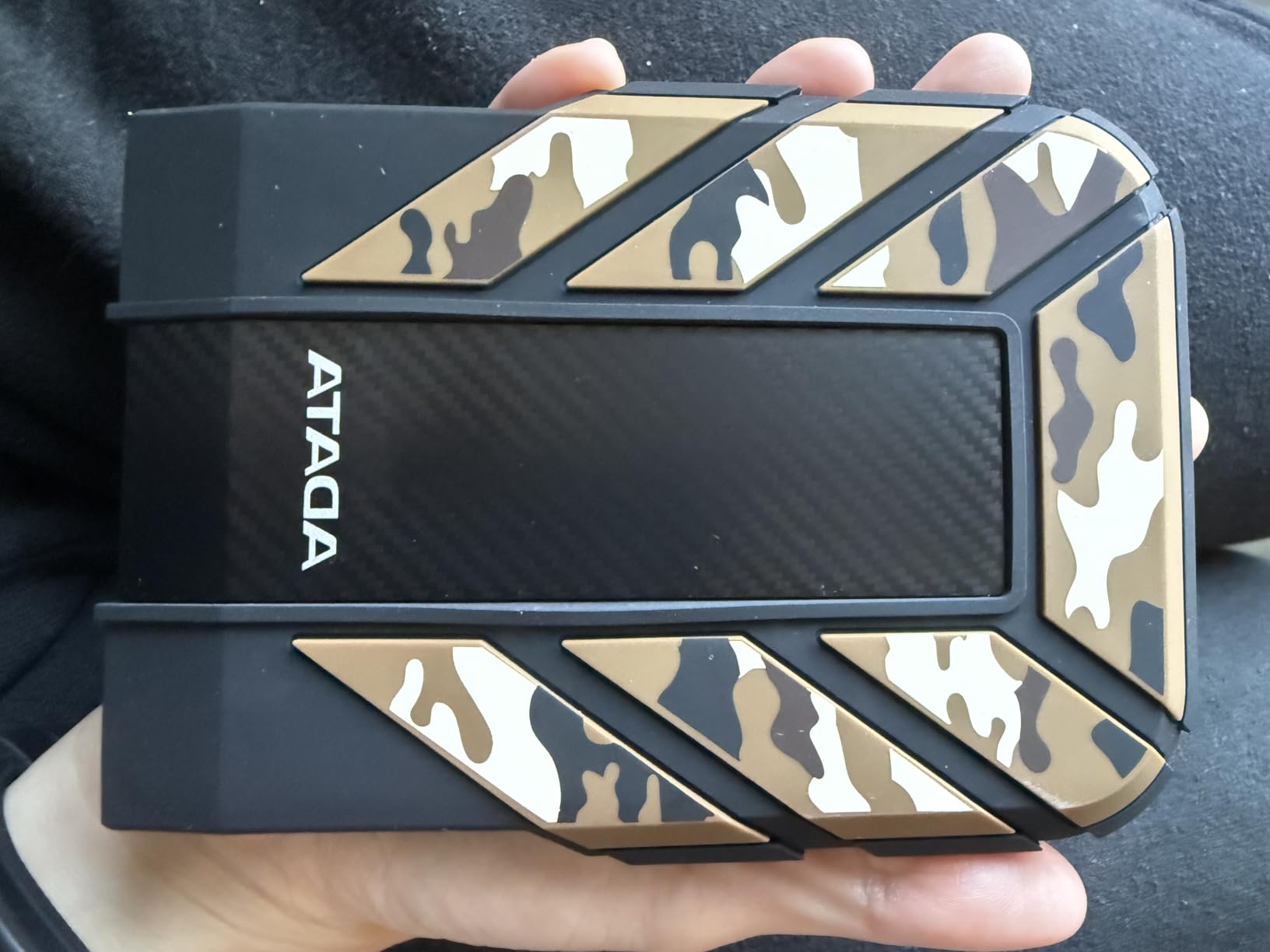 ADATA HD710 Pro - 2 TB External Hard Drive - Shockproof, Waterproof & Dustproof - Durable Storage - For Gamers, Students & Professionals - Mac, PC & Linux Compatible - Black - AHD710P-2TU31-CBK customer photo 1