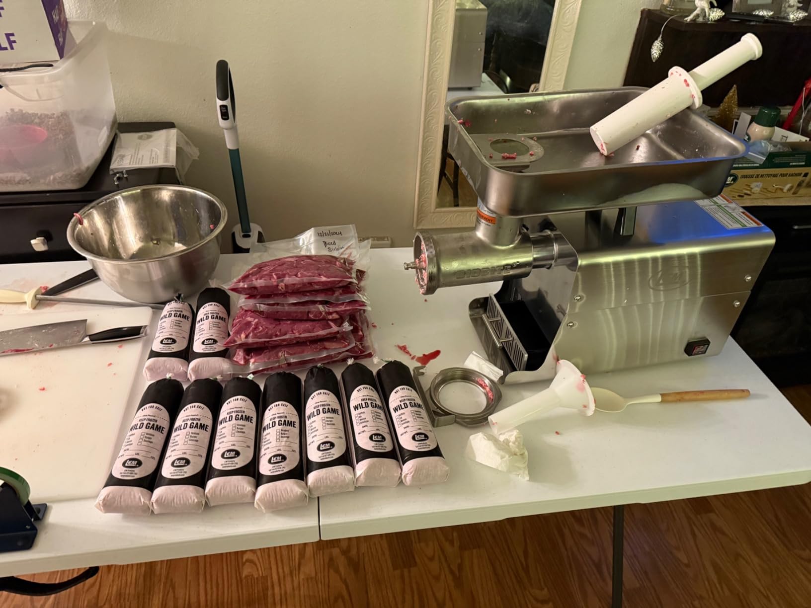 LEM Products BigBite #8 Meat Grinder, 0.50 HP Stainless Steel Electric Meat Grinder Machine, Ideal for Regular Use customer photo 1