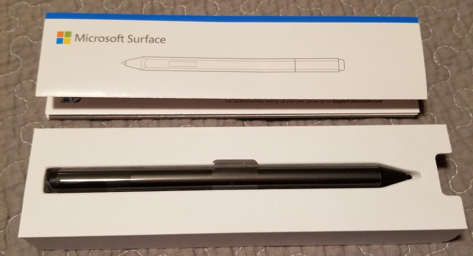 Microsoft Surface Pen, Charcoal Black, Model: 1776 (EYU-00001) customer photo 2