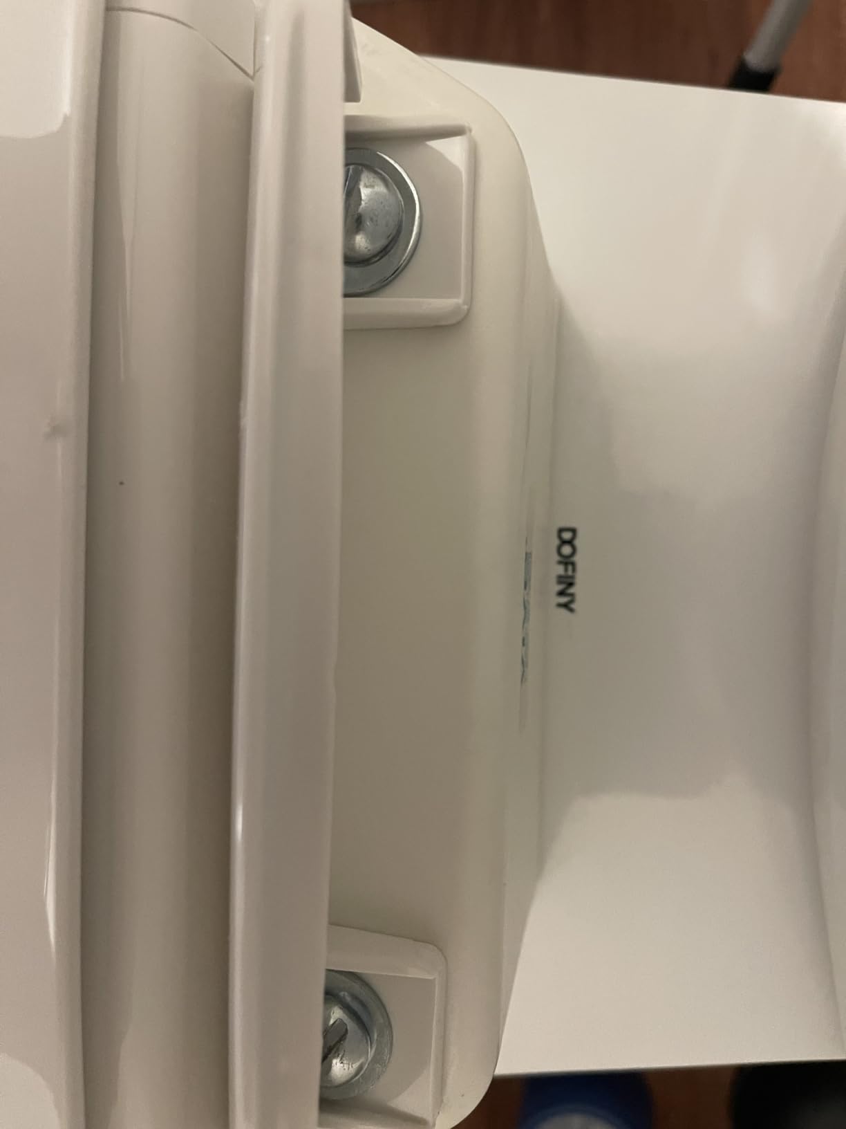 Vive Raised Toilet Seat Riser for Seniors (with Handles) - Handicap Rail Grab Bar Seat for Over Toilet - Elevated Safety for Elderly, Disabled, Medical - Elongated customer photo 1