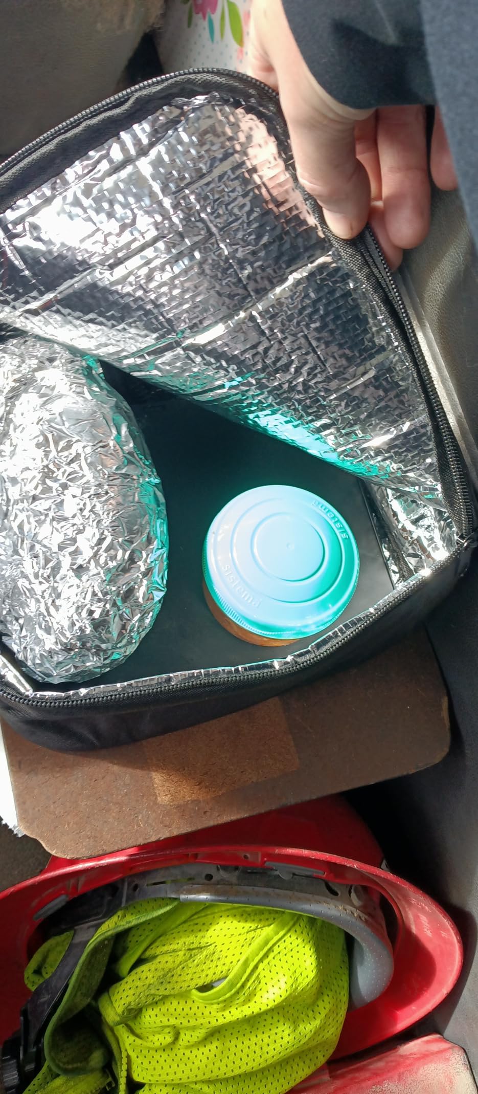 HOTLOGIC Mini Heated Lunch Box - Portable Electric Food Warmer for Men and Women - Great for Work, Office, and Construction - Cook, Reheat, and Eat on the Go - 12V - Black customer photo 1