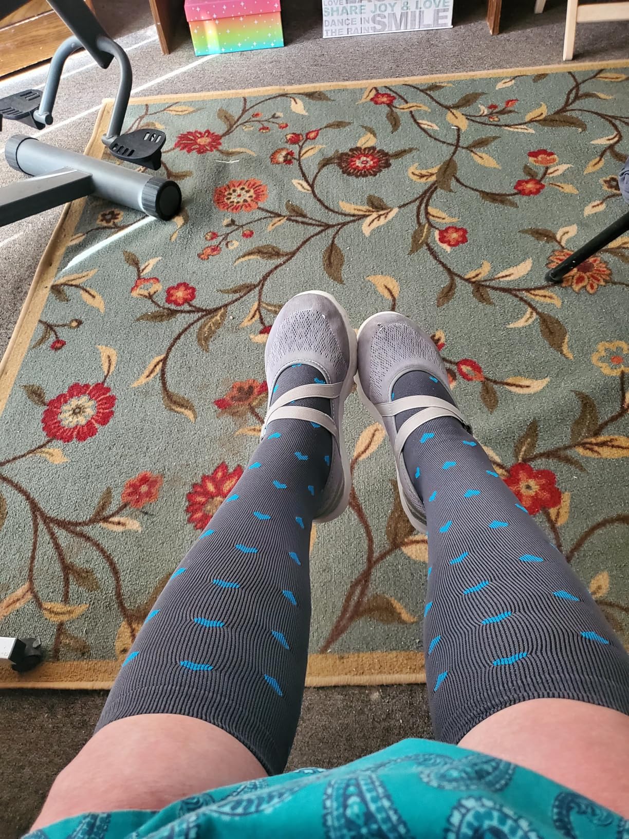 CHARMKING Compression Socks for Women & Men Circulation (3 Pairs) 15-20 mmHg is Best Support for Athletic Running Cycling customer photo 1