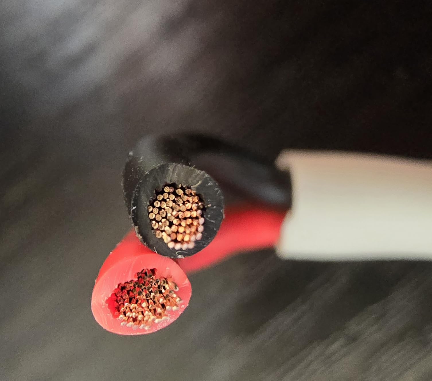 Amazon Basics 14-Gauge Audio Speaker Wire Cable for Audio Applications, 99.9% Oxygen-Free Copper, Color Coded, Insulated Jacket, 100-Foot, White customer photo 2