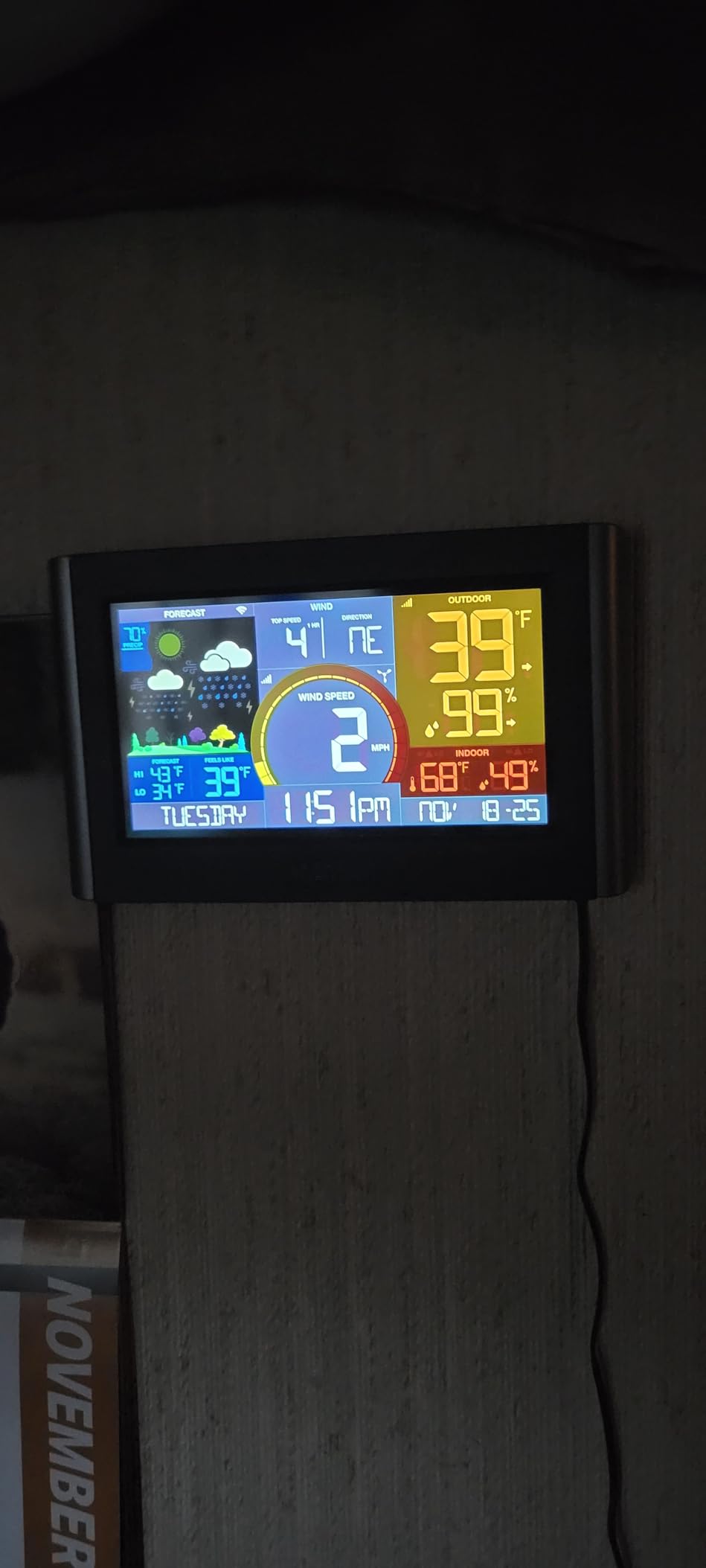 La Crosse Technology Wireless Wi-Fi Digital Weather and Wind Station (V21-WTH) customer photo 1
