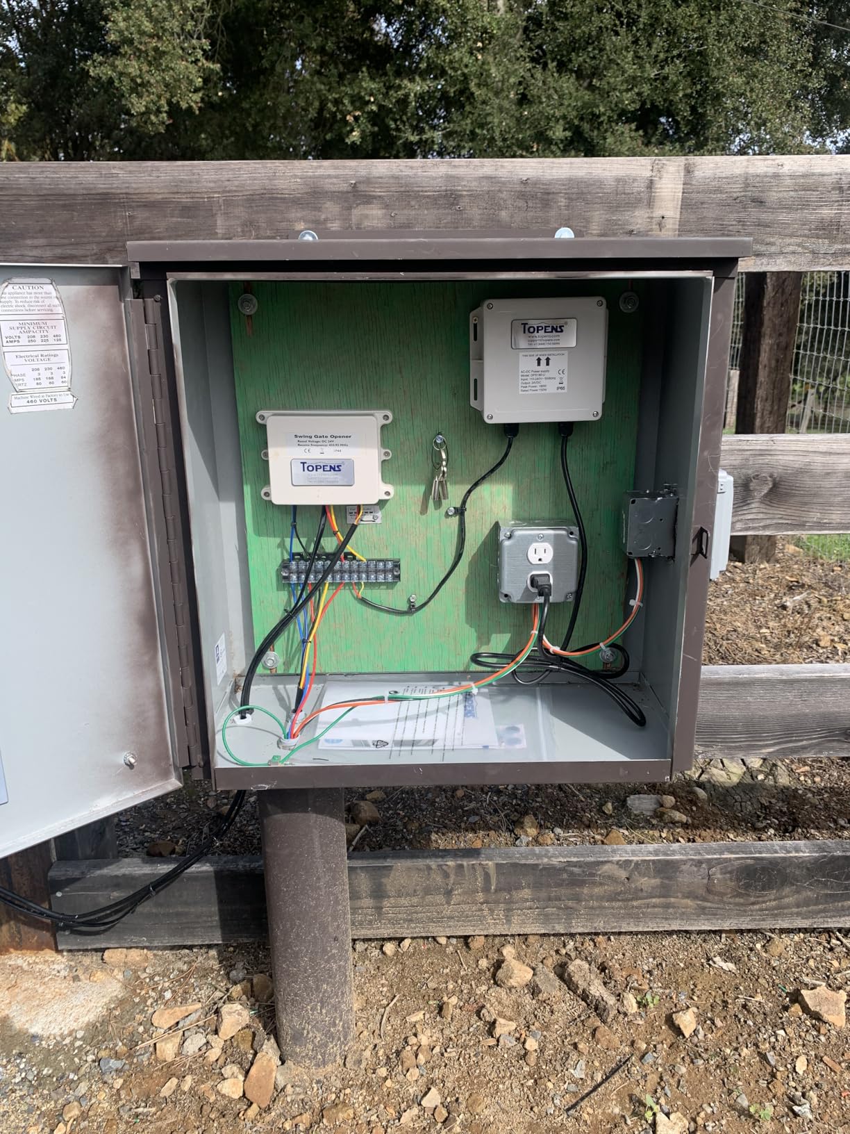 TOPENS A8 Automatic Gate Opener for Heavy Duty Single Swing Gates Up to 18ft customer photo 2