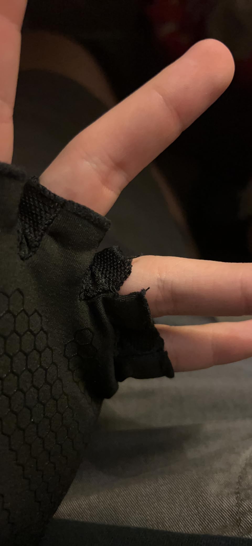 Foamy Lizard Gaming Grip Gloves Hexotech Pro Gamer Anti-Sweat Fingerless Tactical Gloves for Controller Grip customer photo 2