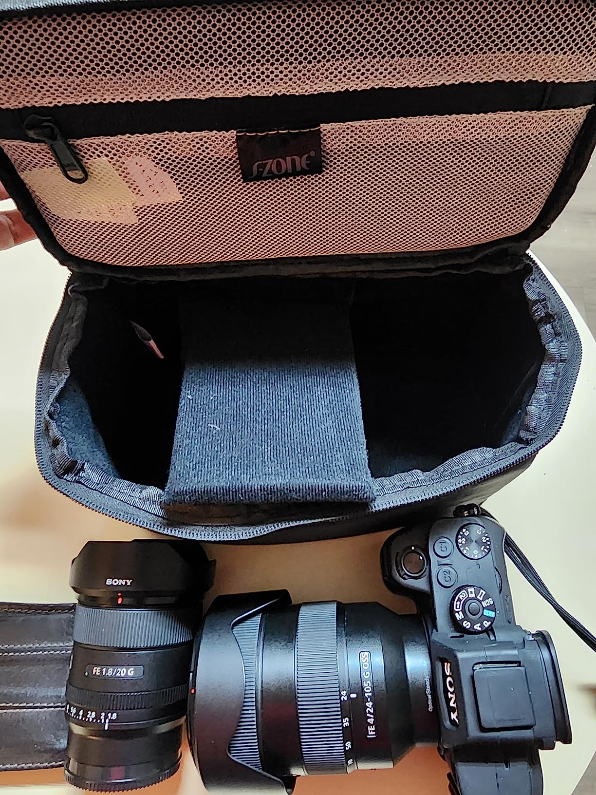 S-ZONE Padded Folding Camera Bag for DSLR SLR Camera TLR Sony Canon Nikon or Flash customer photo 1