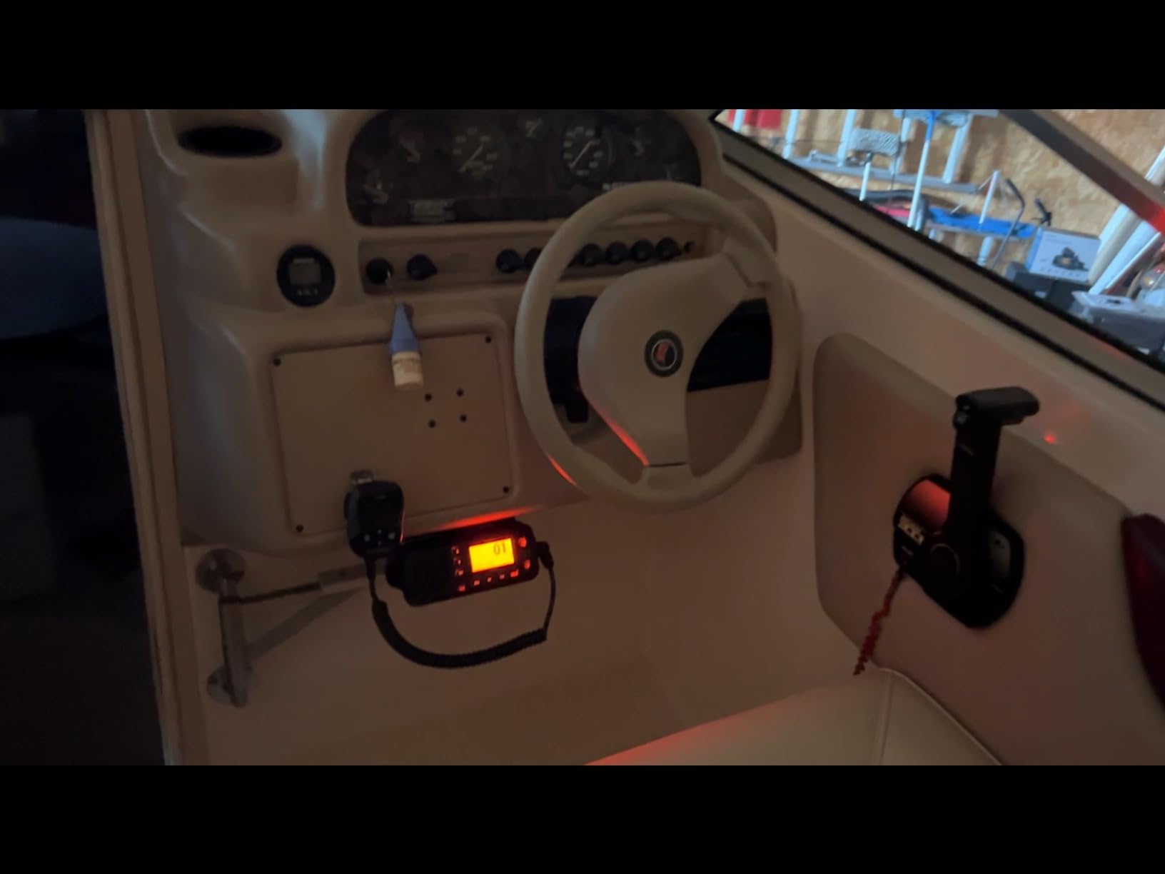 Uniden UM435BK Advanced Fixed Mount VHF Marine Radio, All USA/International/Canadian Marine Channels including new 4-Digit, CDN 