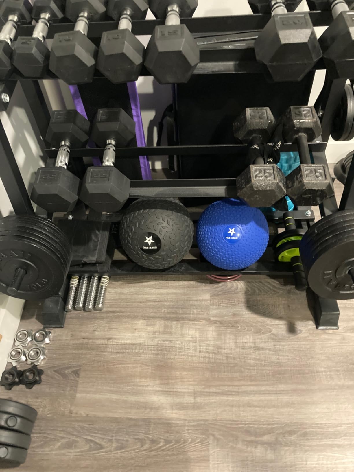 Yes4All Slam Balls, 10-40lb Weighted Ball Weight, Durable PVC Sand Filled Workout Dynamic Slam Ball for Core Strengthen customer photo 1