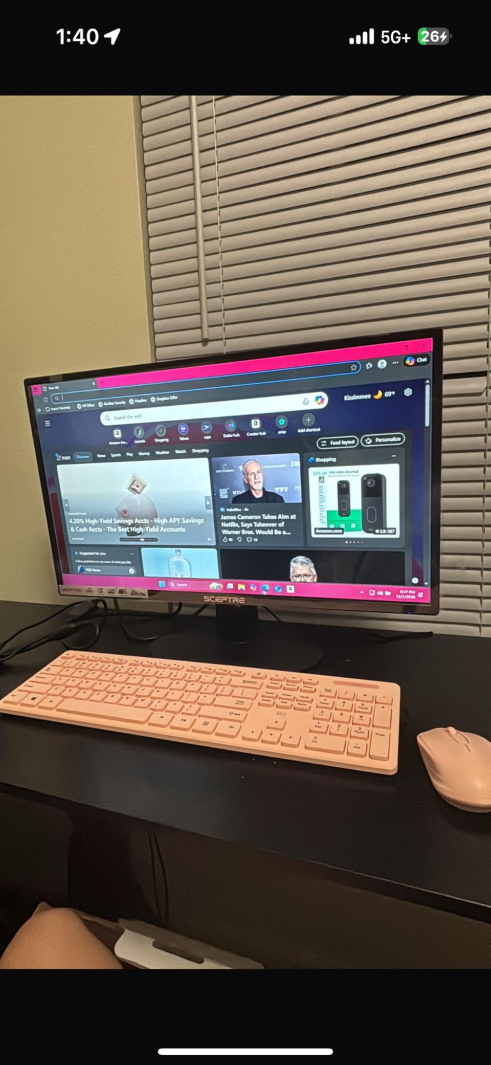 Sceptre 24-inch Prime Monitor Thin 1080p LED Monitor 99% sRGB 2x HDMI VGA Build-in Speakers customer photo 2
