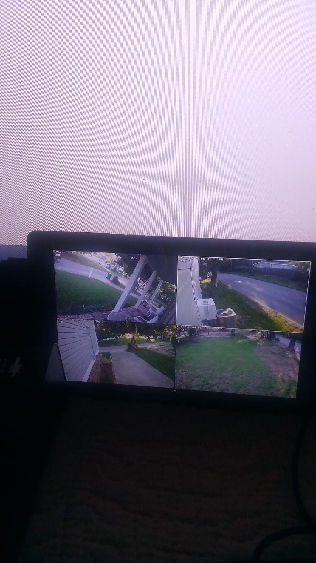 10CH Expandable Wireless Security Camera System with 10.1