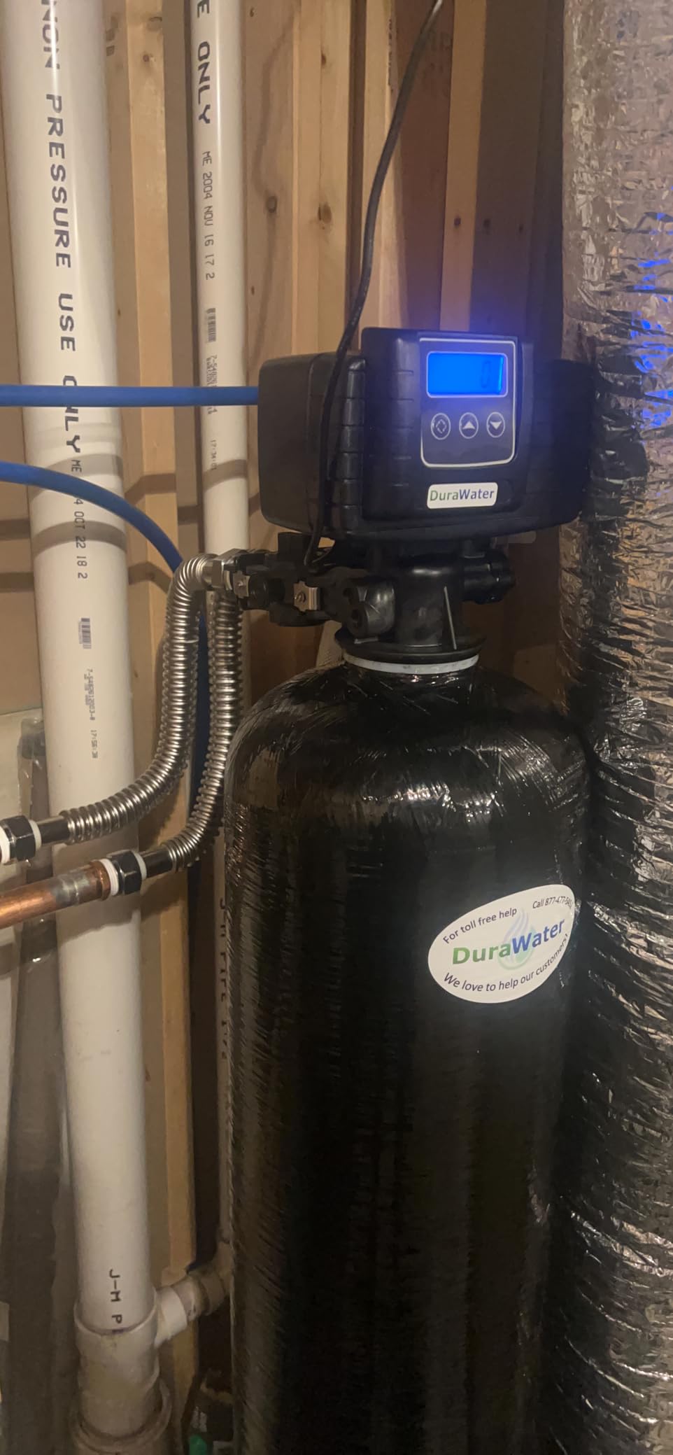 Durawater Air Injection Iron Eater Filter. Removes Iron, Manganese, H2S. Black Series customer photo 1
