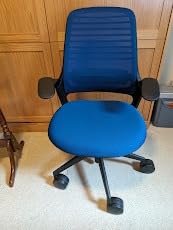 Steelcase Series 1 Office Chair - Ergonomic Work Chair with Wheels for Carpet - Helps Support Productivity - Weight-Activated Controls, Back & Arm Support - Licorice customer photo 1