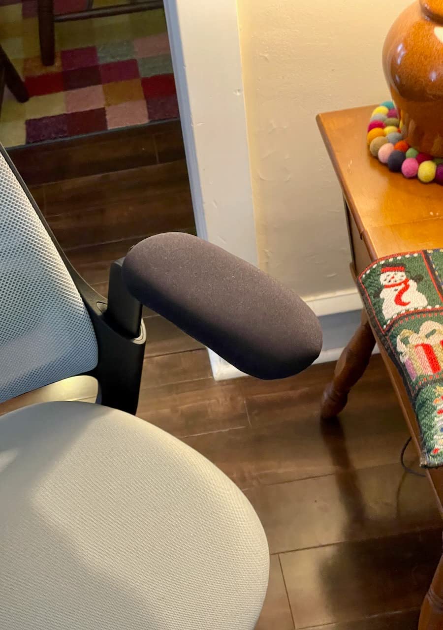 Steelcase Series 1 Office Chair - Ergonomic Work Chair with Wheels for Carpet - Helps Support Productivity - Weight-Activated Controls, Back & Arm Support - Licorice customer photo 2