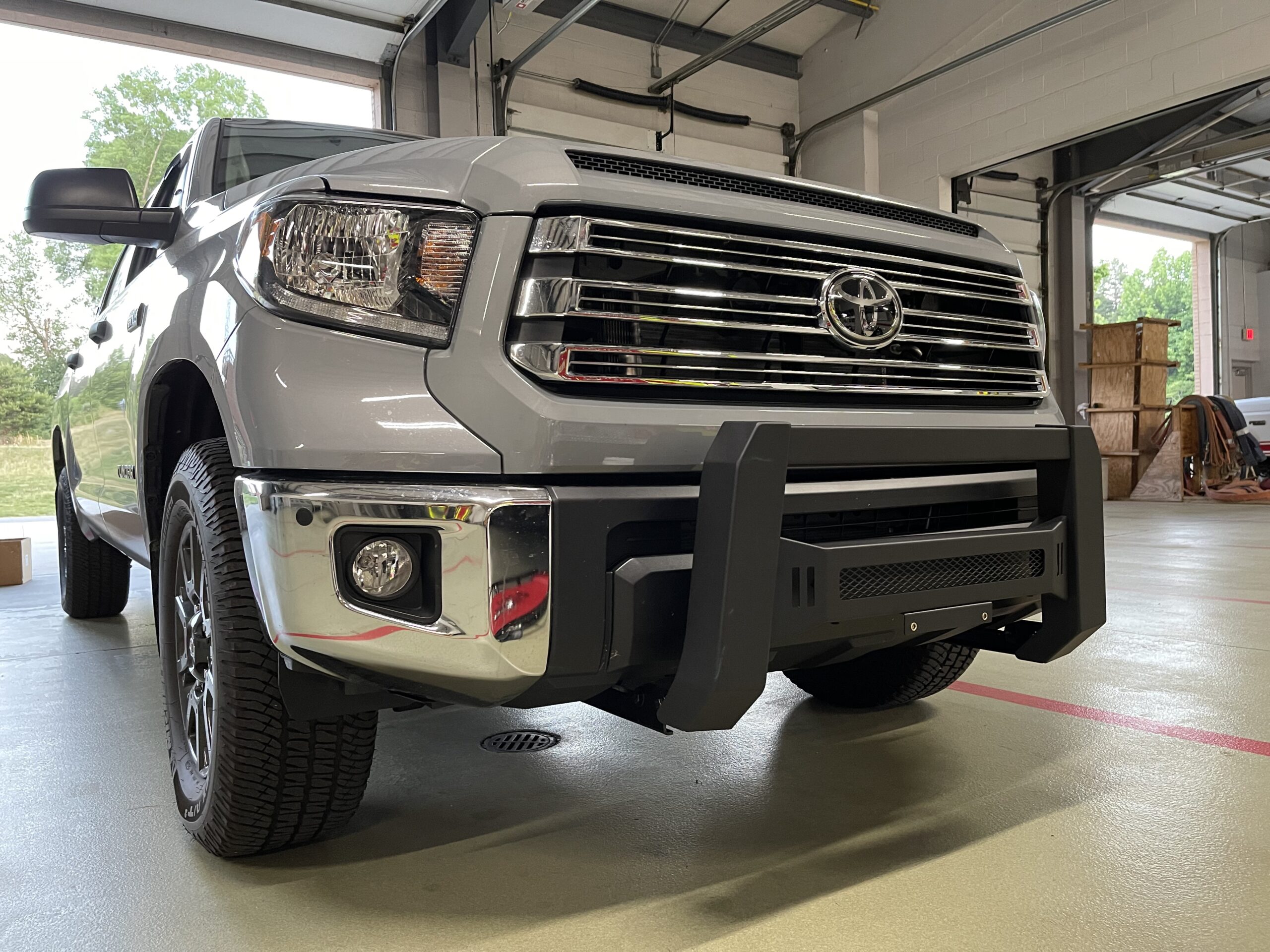 TAC Bull Bar Compatible with 2007-2021 Toyota Tundra Pickup Truck / 2008-2022 Toyota Sequoia SUV 3