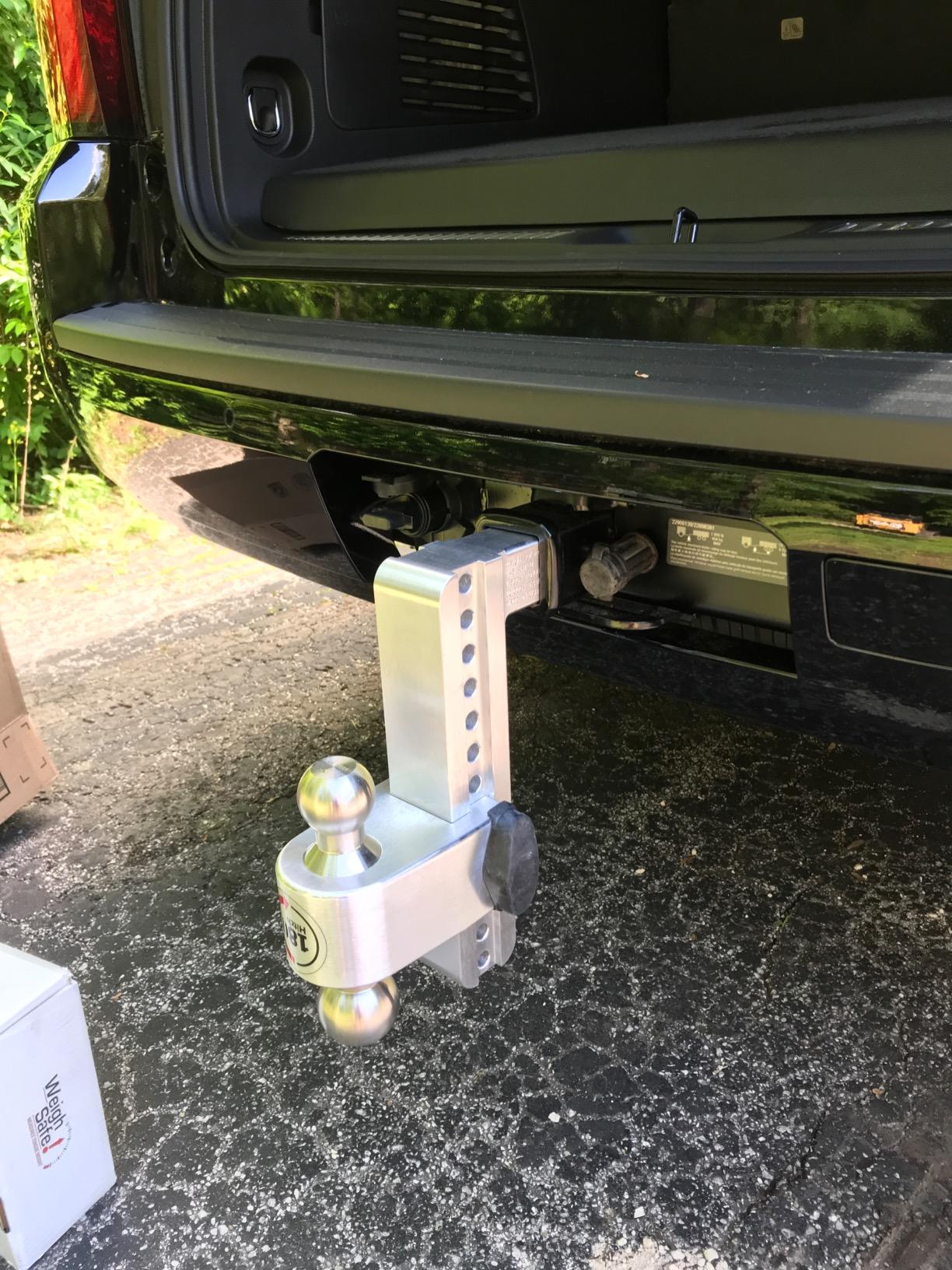 Weigh Safe Adjustable Trailer Hitch Ball Mount - 6