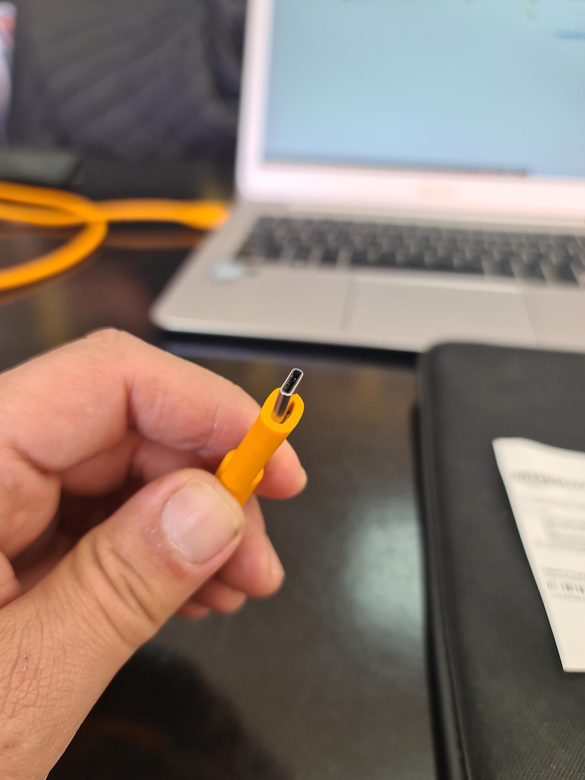 Tether Tools TetherPro USB 3.0 to USB-C Cable | for Fast Transfer and Connection Between Camera and Computer | High Visibility Orange | 15 Feet (4.6 m) customer photo 2
