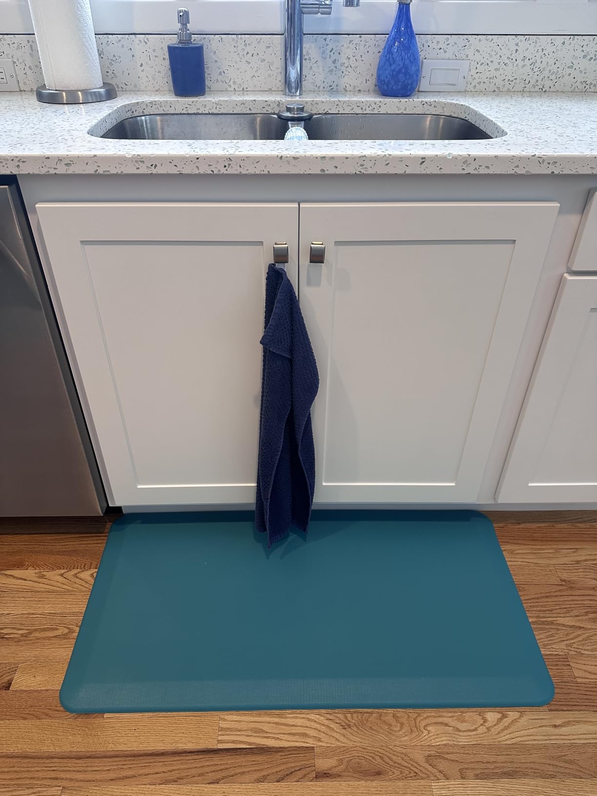 ComfiLife Anti Fatigue Floor Mat - 3/4 Inch Thick Kitchen Mats for Floor, Standing Desk Mat, Kitchen Rug - Comfort at Home, Office - Durable - Stain Resistant - Non-Slip Bottom (20