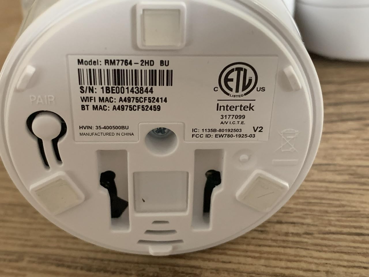 VTech VM3252 No WiFi Video Baby Monitor - 2.8