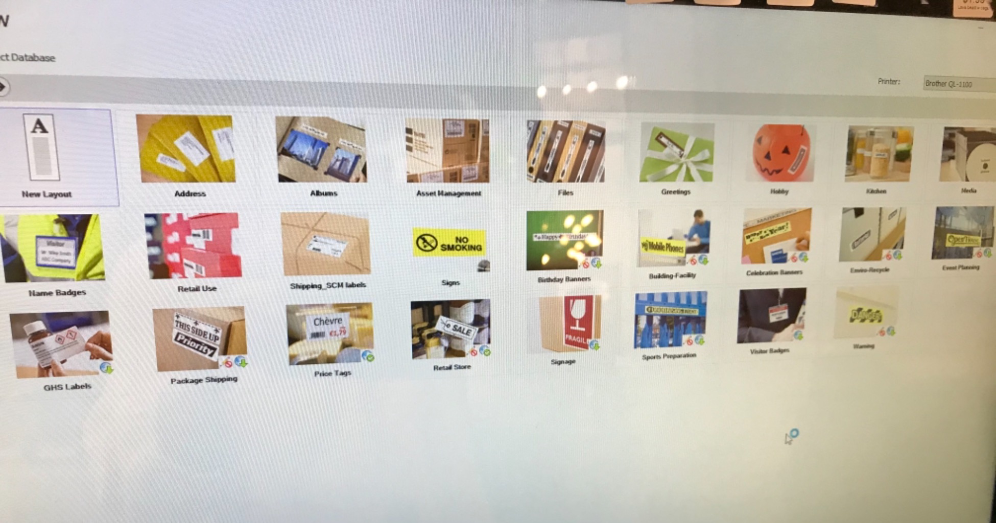 Brother QL-1100 Wide Format, Postage and Barcode Professional Thermal Monochrome Label Printer, Black customer photo 1