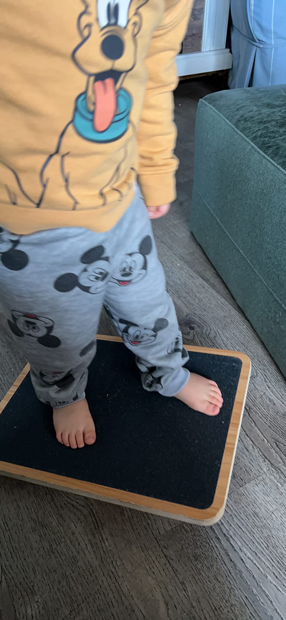 StrongTek Professional Wooden Balance Board, Rocker Board, Wood Standing Desk Accessory customer photo 1