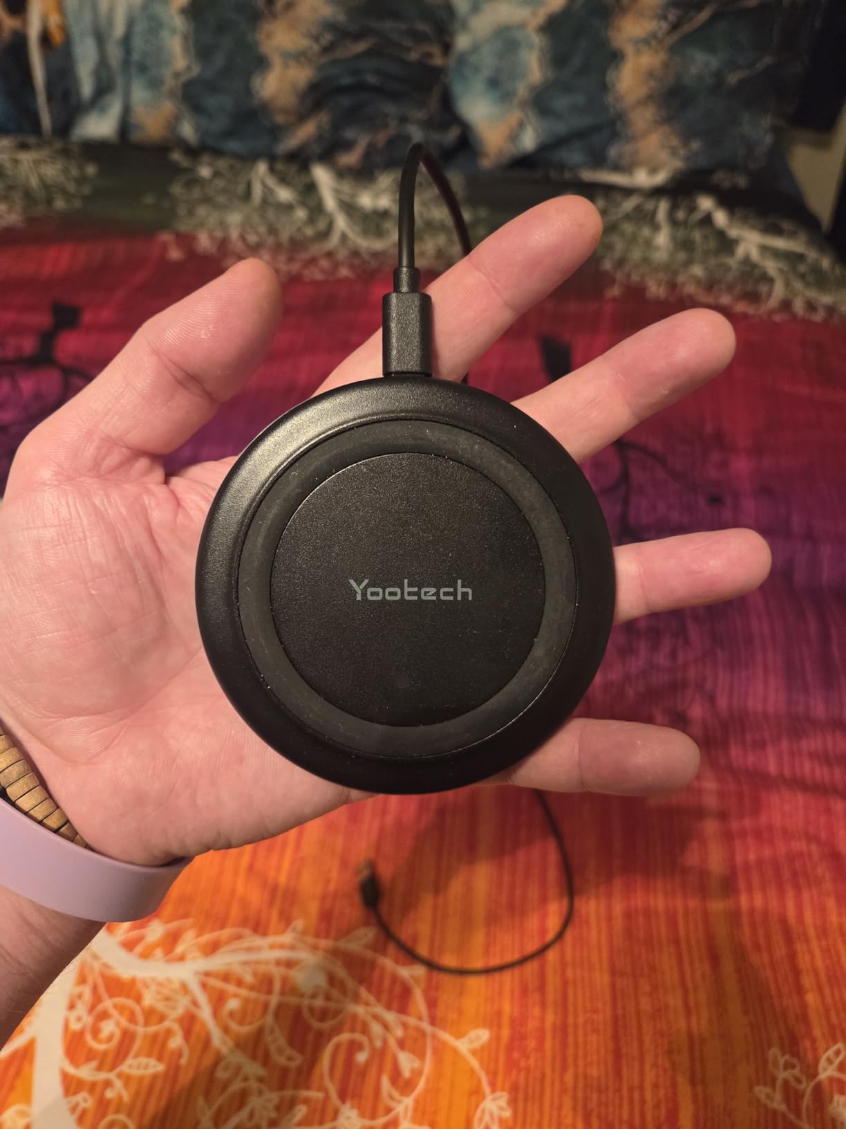 Yootech Wireless Charger, 10W Max Wireless Charging Pad Compatible with iPhone 17/17 Pro/17 Pro Max/Air/16/15/14/13/SE 2022/12/11, Samsung Galaxy S25/S24/S23, for AirPods Pro 3 (No AC Adapter) customer photo 2