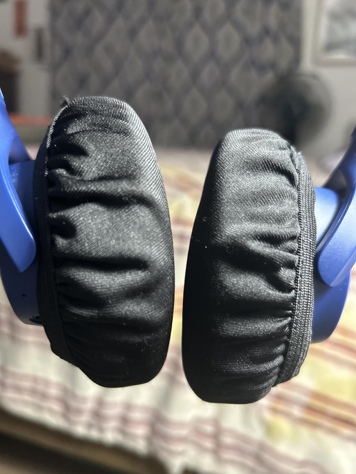 3 Pairs Stretchable Fabric Headphone Covers/Washable Sanitary Ear pad,Earcup Earpad Covers Fit Most On Ear Headphones 8-11cm(3.14