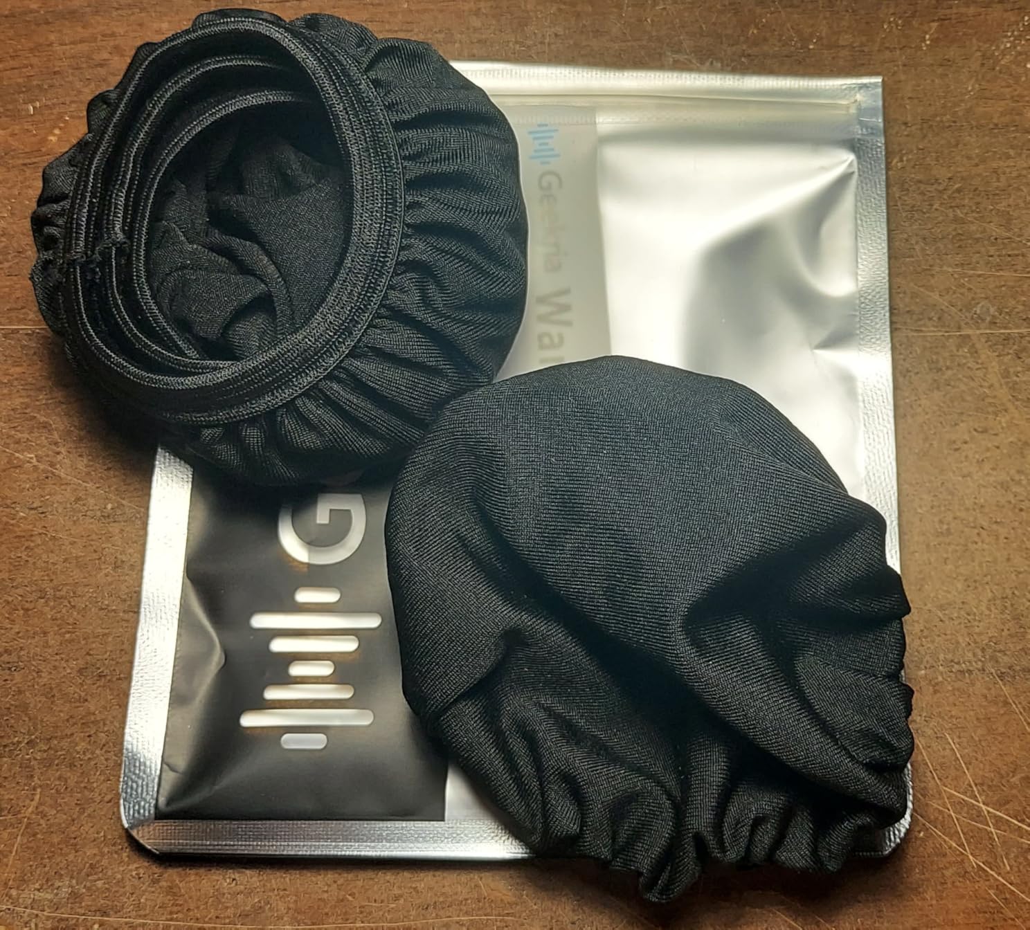 Geekria 2 Pairs Flex Fabric Headphones Ear Covers - Product Safety Certified - Washable & Stretchable Earcup Protectors for Over-Ear Headsets, Sweat Pads for Gym, Gaming (Size M/Diamond) customer photo 1