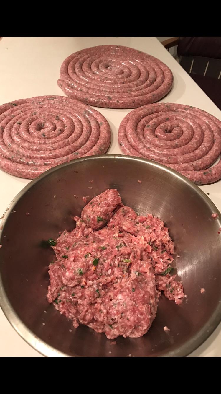 ROVSUN 15LBS/7L Manual Sausage Stuffer, Two Speed Stainless Steel Vertical Sausage Maker, Meat Filling Machine with 5 Stuffing Tubes for Commercial and Home customer photo 1