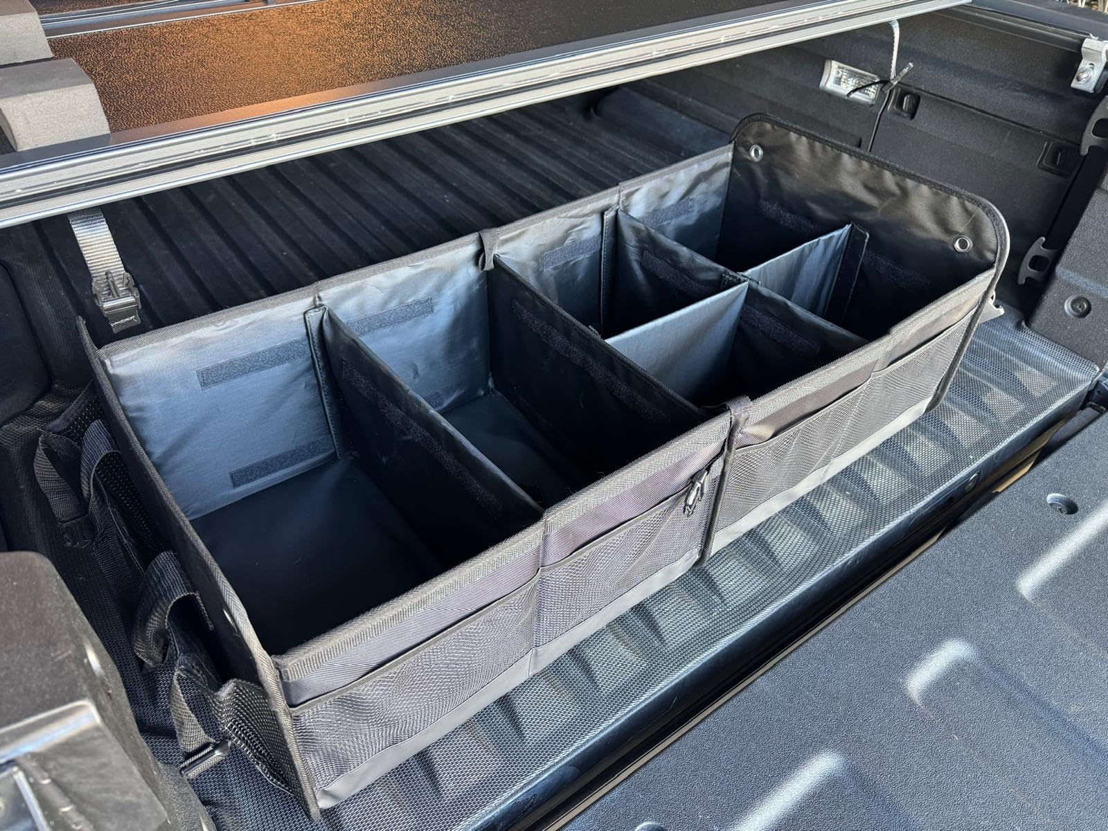 TRUNKCRATEPRO XL Heavy-Duty Trunk Organizer - Reinforced SUV & Truck Cargo Storage with 6 Adjustable Compartments, Non-Slip Base & Securing Straps customer photo 1