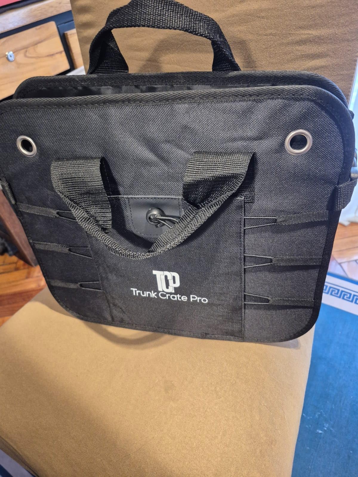 TRUNKCRATEPRO XL Heavy-Duty Trunk Organizer - Reinforced SUV & Truck Cargo Storage with 6 Adjustable Compartments, Non-Slip Base & Securing Straps customer photo 2